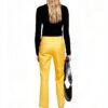 Pantaloncini donna Benetton giallo taglia 38-3
