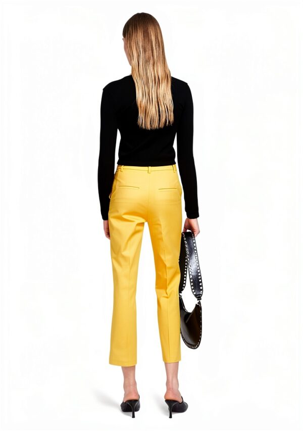 Pantaloncini donna Benetton giallo taglia 38-3