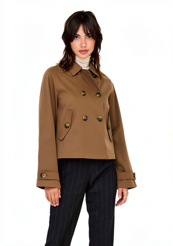 Giacca Only Donna Oxford Tan-1
