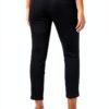 Pantaloncini donna Benetton 99% cotone Black Denim-2