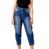 Pantaloni donna Benetton 100% cotone multicolore-1