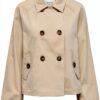Giacca Only Donna Calda e Sostenibile Oxford Tan-0