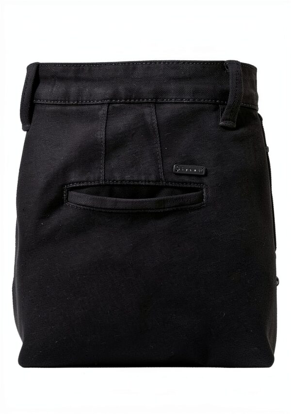 Pantaloncini donna Benetton 99% cotone Black Denim-3