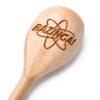 Cucchiaio da cucina FastCraft Bazinga Big Bang Theory in legno inciso-7