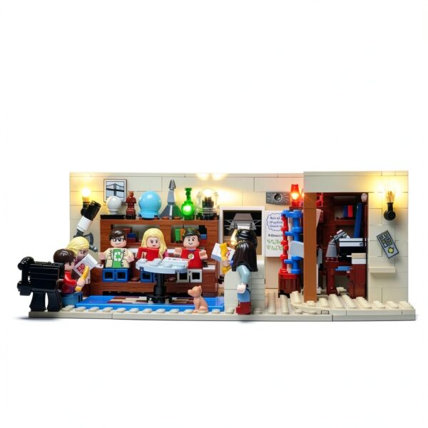 Kit di Illuminazione a LED BRIKSMAX per Big Bang Theory Lego 21302-5