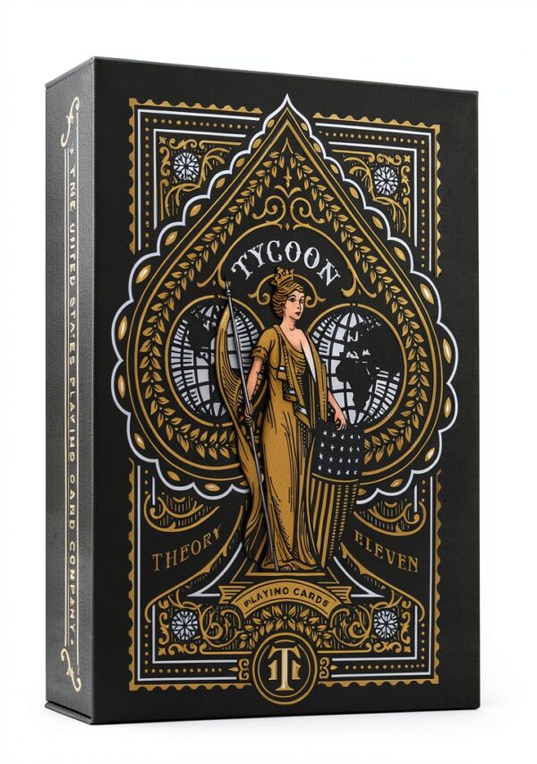 theory11 Carte da Gioco Tycoon (Nero)-0