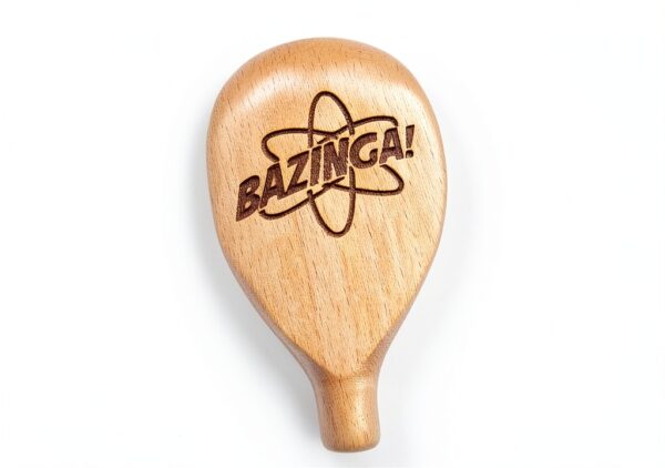 Cucchiaio da cucina FastCraft Bazinga Big Bang Theory in legno inciso-5