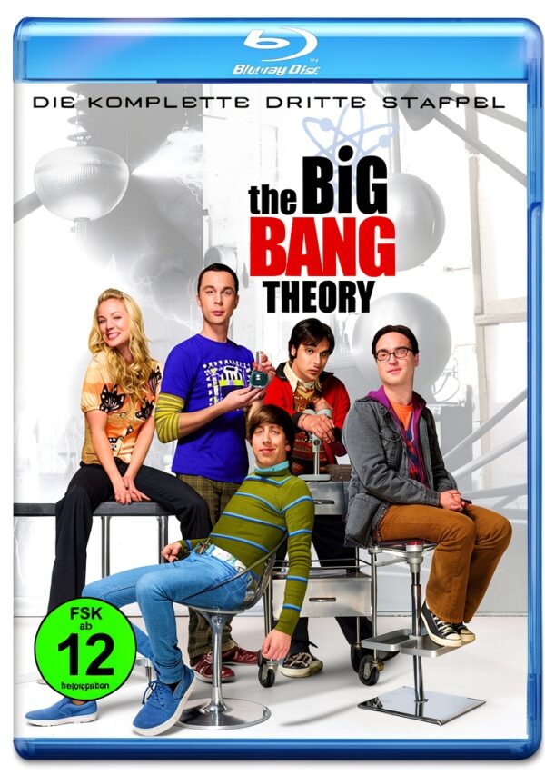 The Big Bang Theory Staffel 3 Blu ray 2 dischi Warner Bros Serie TV-0