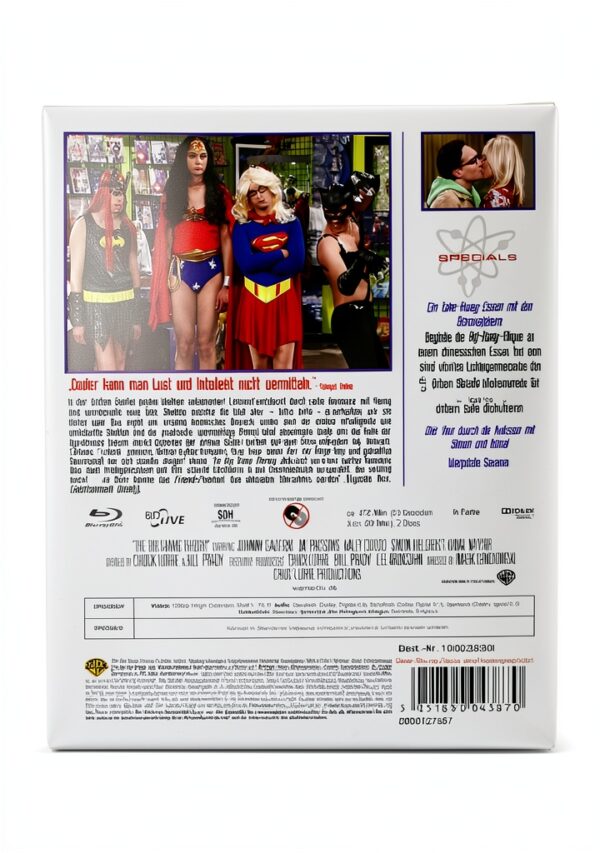 The Big Bang Theory Staffel 3 Blu ray 2 dischi Warner Bros Serie TV-1