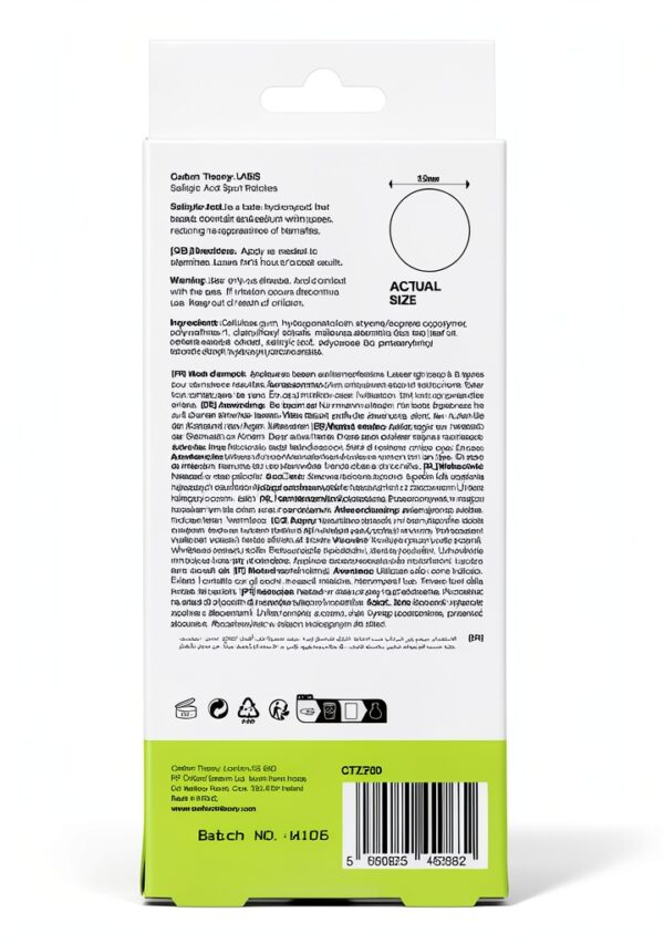 Carbon Theory Patch Brufoli con Acido Salicilico – 20 Cerotti-1