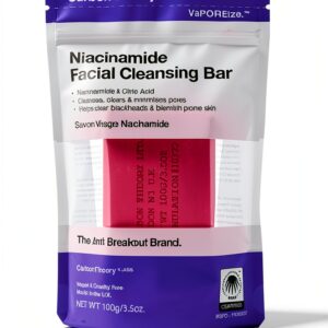 Detergente viso Carbon Theory Barra Niacinamide 100g Pori neri vegano-0