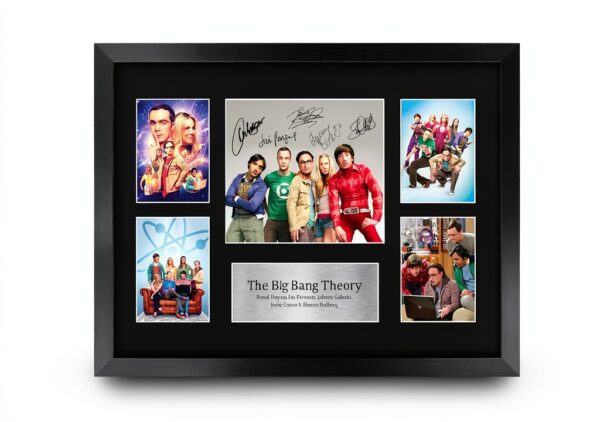 Poster The Big Bang Theory HWC Trading A3 stampa autografata-0