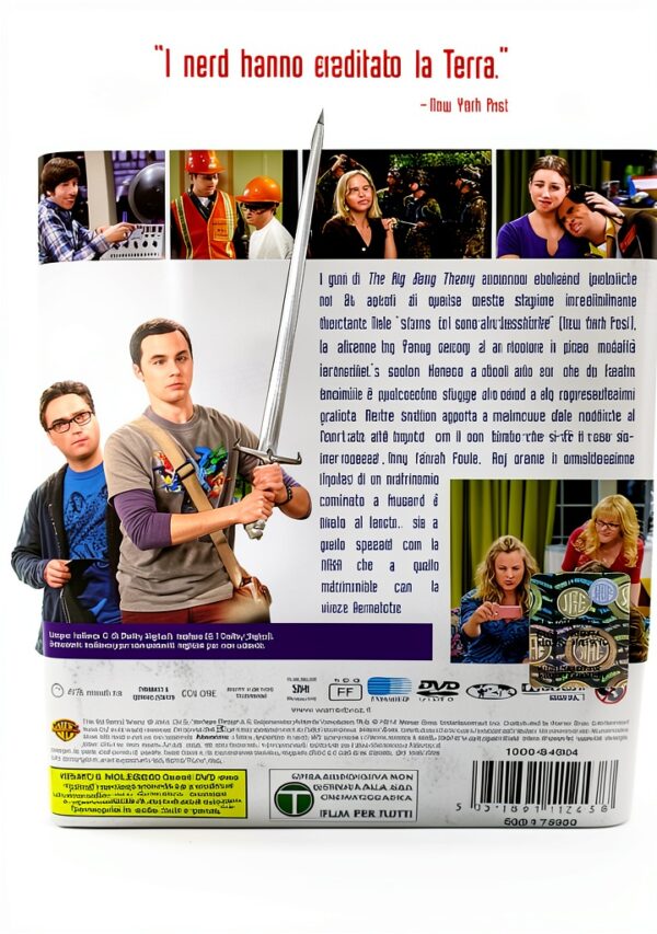 The Big Bang Theory Stagione 5 DVD – 3 Dischi, 7h58, Dolby 5.1/2.0-1